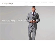 Tablet Screenshot of marogedesign.se